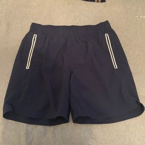 Navy skora shorts M